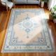 Handknotted Oushak Wool Rug In